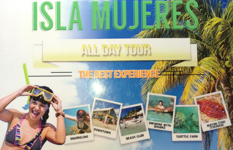 Tour to Isla Mujeres atractions