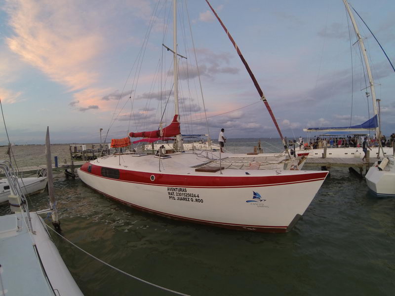 cancun sailing catamaran