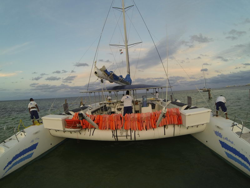 back side of catamaran seapassion