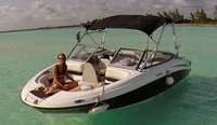 Cozumel rent a speed Boat for snorkeling at El Cielo and Pal…