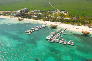 Playa del Carmen Maromafishing boats & catamaran