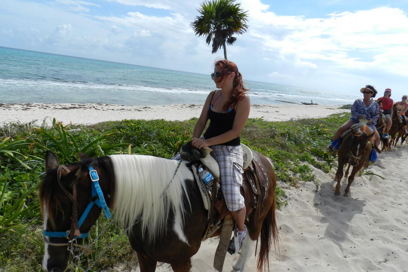 Horse riding Maroma beach