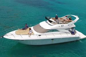 Searay Fly bridge boat to rent