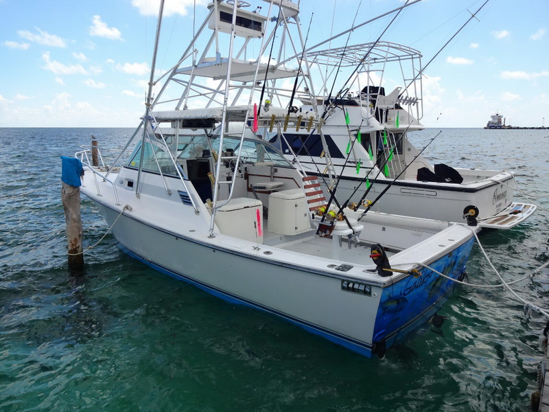 Barcos de Pesca en Puerto Morelos