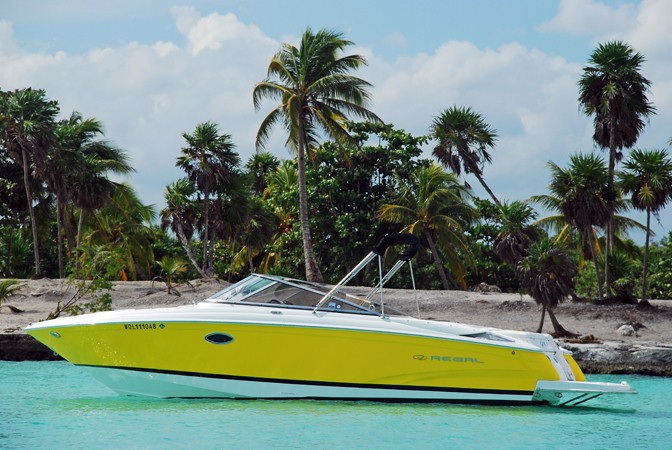 Regal 27 Sport Boat private snorkel tour rent for hour day a…