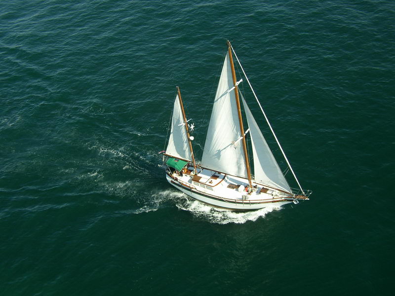 55 ft sailboat