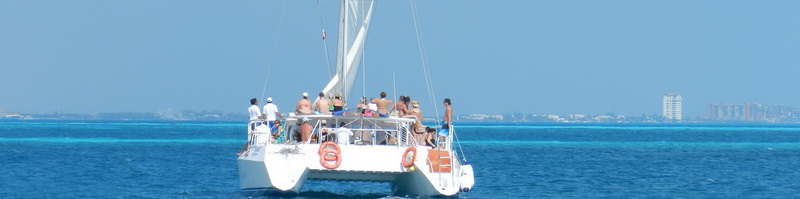Catamaran from Cancun to Isla Mujeres